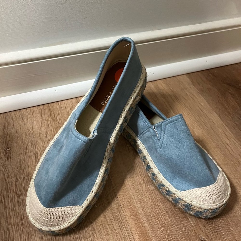 Olivia + kate size 7 espadrilles NWOT